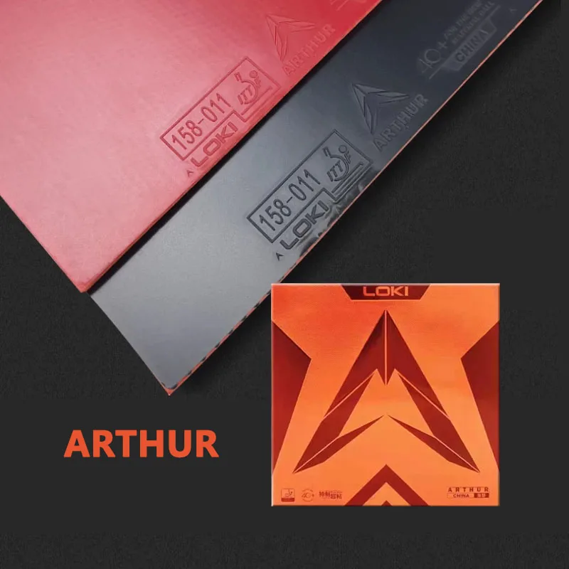 Loki arthur-ハードケーキスポンジを備えた卓球ラバ - Table Tennis Grip のレビューと価格