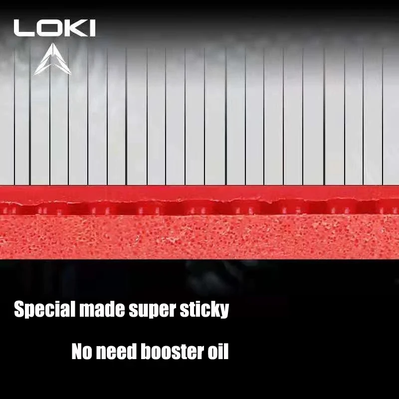 Loki arthur-ハードケーキスポンジを備えた卓球ラバ - Table Tennis Grip のレビューと価格