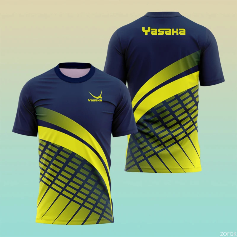 ファッショナブルなメンズ夏用卓球トレーニングシャツTシャツ、 - Table Tennis Training China のレビューと価格