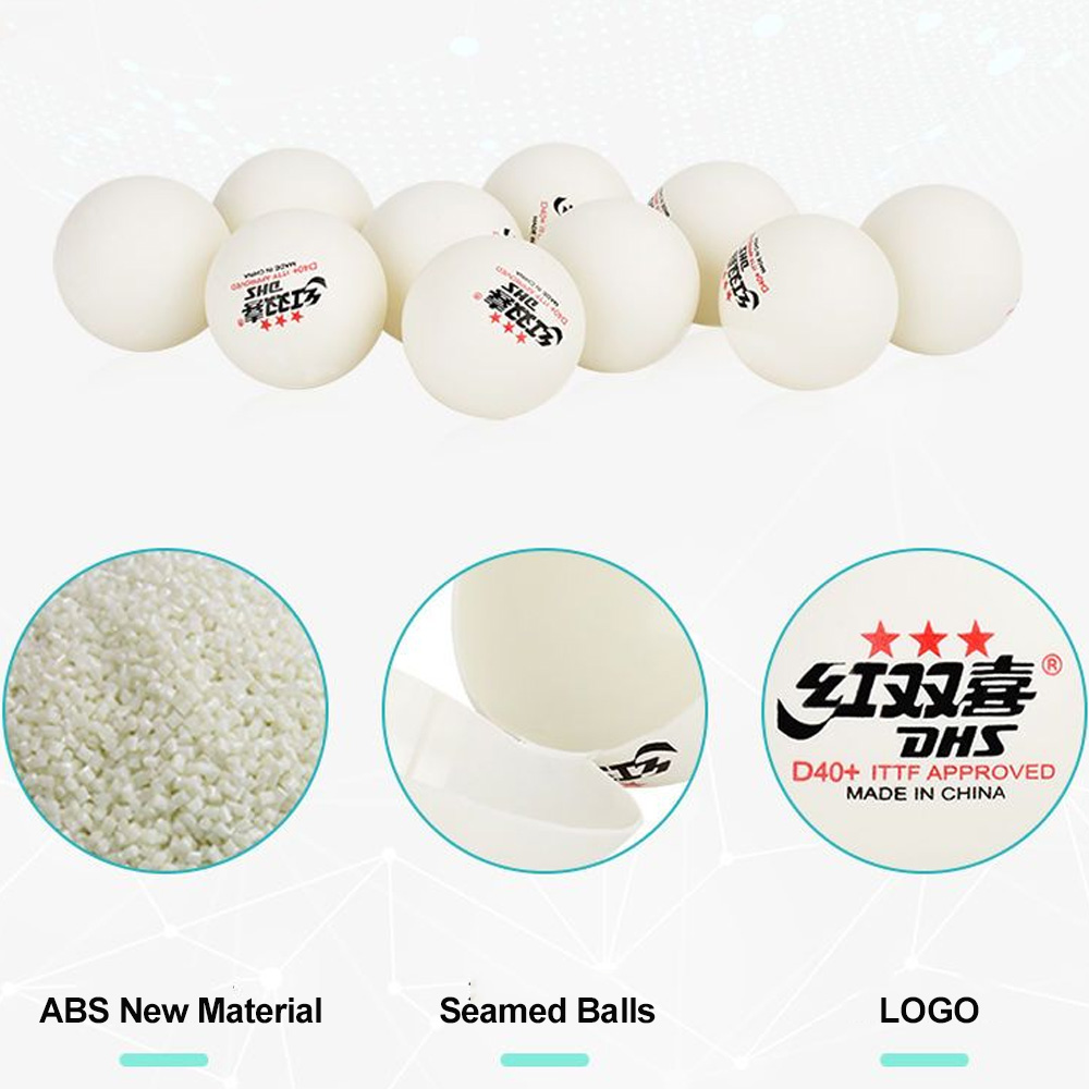 DHS D40+ DJ40+ 卓球ボール 3 スター ABS - Table Tennis Olympics のレビューと価格