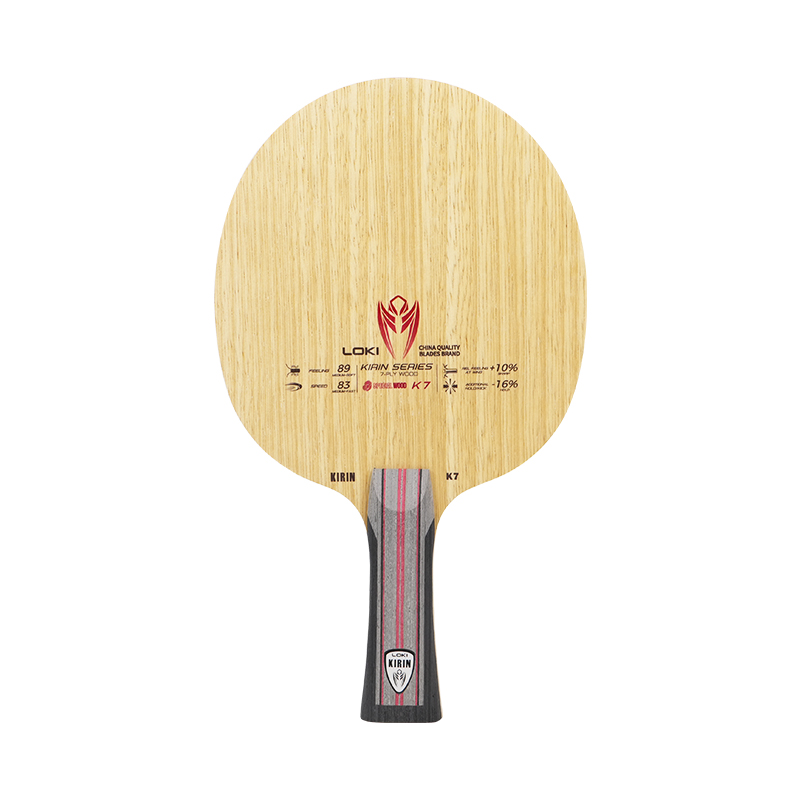 LOKI KIRINシリーズ卓球ブレードK7 7枚合板純木ピ - Table Tennis Player のレビューと価格