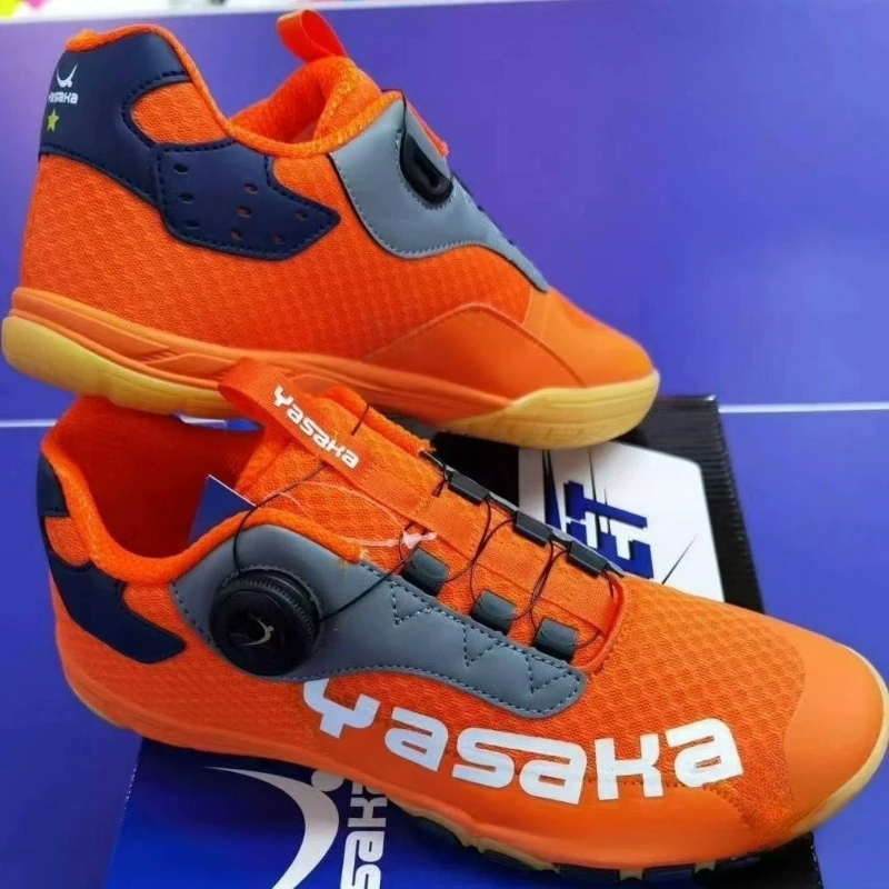 2026 卓球シューズ男性女性オレンジコートシューズユニセッ - Table Tennis Vs Badminton のレビューと価格